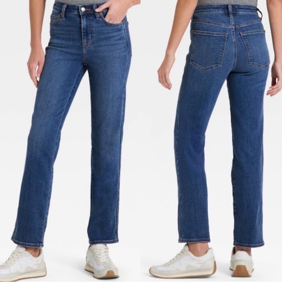 Universal Thread Denim - Universal Thread High Rise 90’s Straight Stretch Jeans Size 10